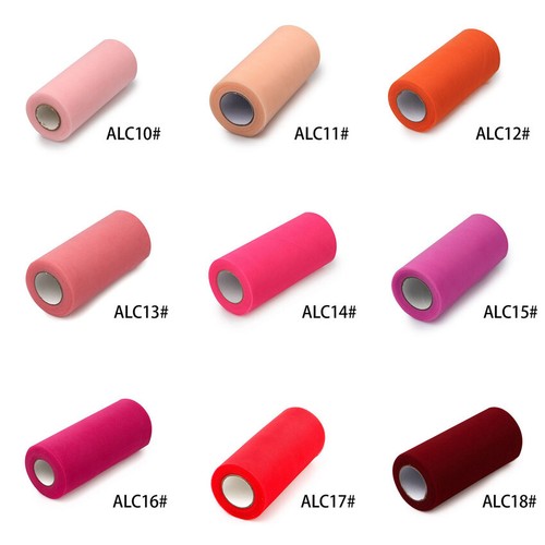 Decoration Wedding Fabric Spool Party Birthday Tulle Roll Netting Craft Fabric - Picture 22 of 86