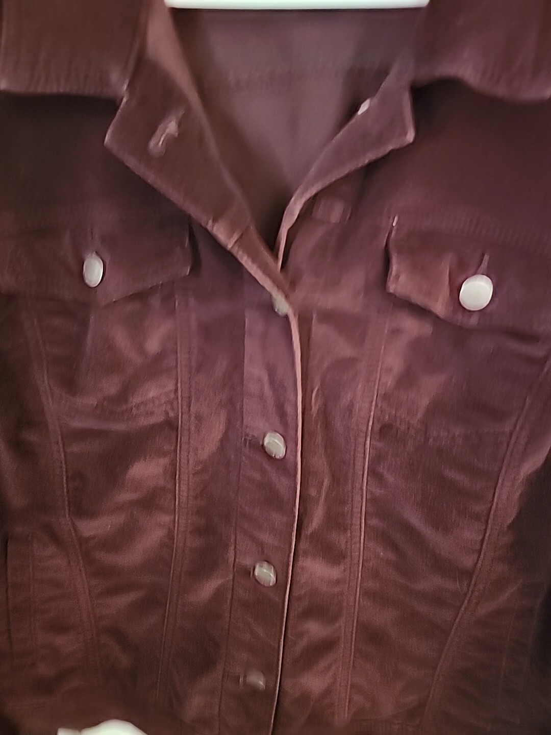 Universal Thread Jacket . Burgandy.  Brushed Fini… - image 4