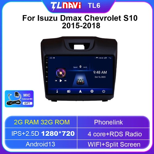 Android 13 Touchscreen Carplay GPS Autoradio für ISUZU DMAX DMAX S10 2015-2018 - Bild 25 von 48