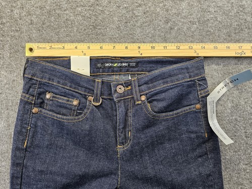 DKNY JEANS Womens Size 2 Dark Wash Slight Low Rise Slight Bootcut East Village - Picture 7 of 10