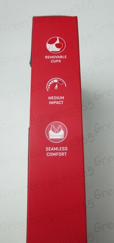 Sujetador Deportivo Damas PUMA Paquete Doble de 2 Sin costuras Negro Gris Azul Púrpura S M L XL NUEVO - Imagen 12 de 12