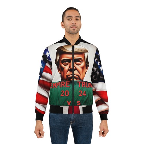 Trump vs Biden Men's Bomber Jacket (AOP) - Picture 4 of 37
