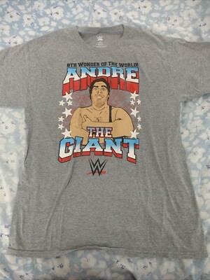 Andre The Giant Large WWE WWF Vintage T-Shirt - Rare | eBay