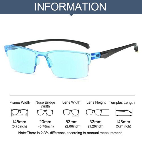 Gafas De Lectura Anti Rayos Azules Zoom Automático Inteligente Enfoque Half Rim - Picture 6 of 23