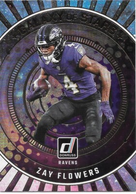2024 Donruss Football ZAY FLOWERS Galaxy of Stars -BALTIMORE