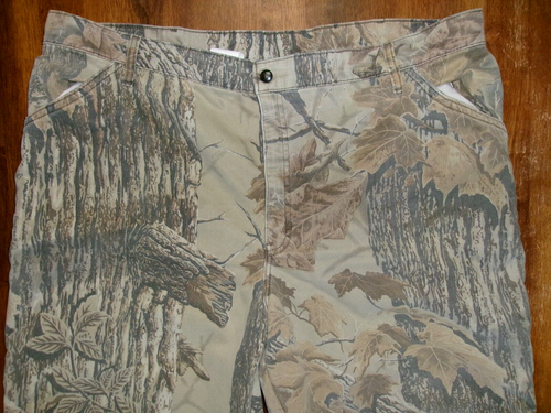 Vintage Duxbak Realtree Camo Pants Mens 42 Regular Quilted Hunting Outdoors USA - Picture 2 of 21