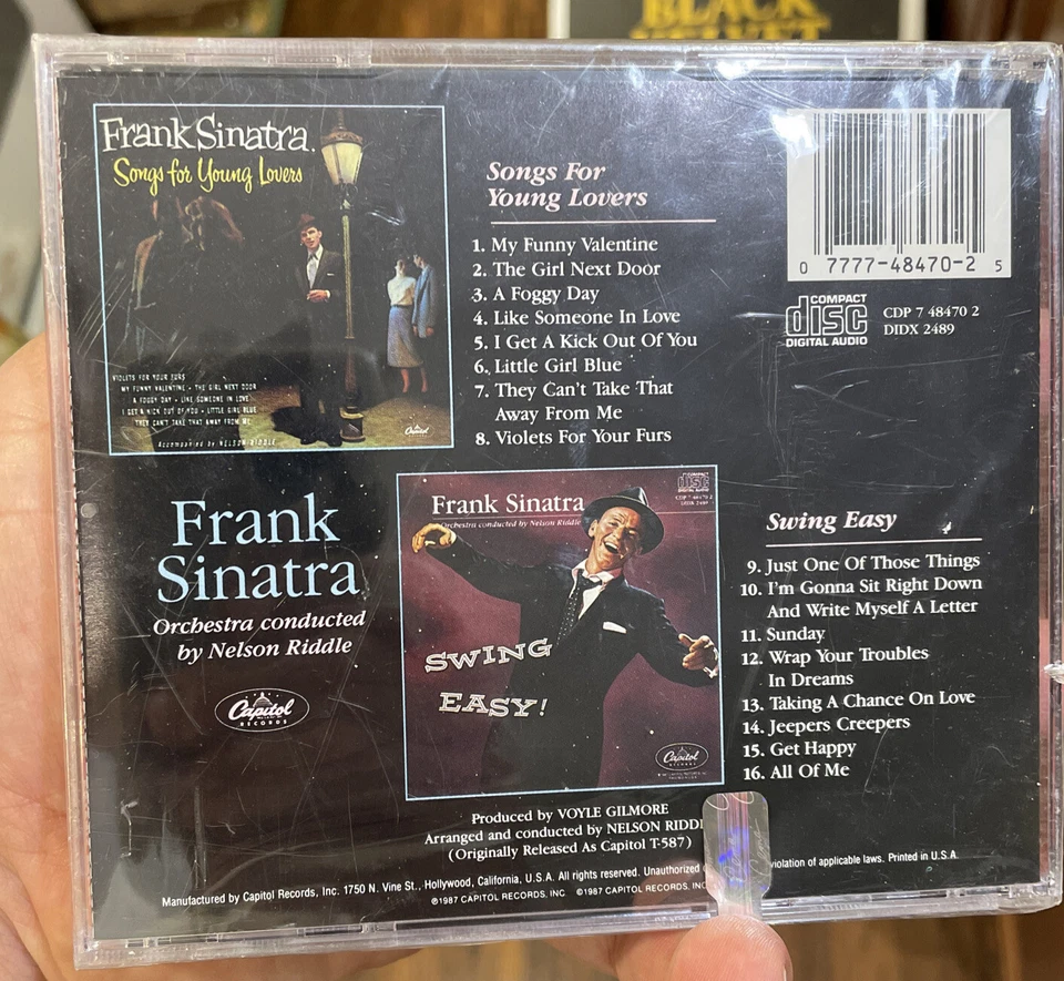 Frank Sinatra - Songs For Young Lovers  Swing Easy - CD.. - New Sealed - Image 2 of 2