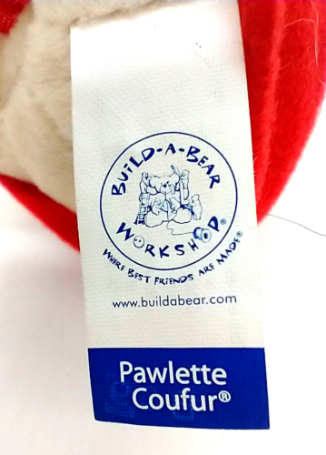 Build A Bear Workshop Plush McDonalds Mini Bunny Pawlette Coufur With Red Dress - Picture 6 of 8