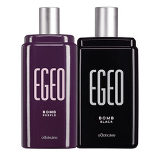 Kit Egeo Bomb: Aego Bomb Black 90ml + Aego Bomb Purple 90ml