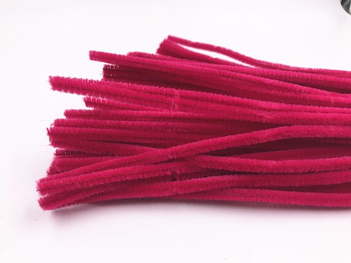 100 Stück Chenille Bastelstiele Pfeifenreiniger 30 cm (12") lang, 6 mm breit - viele Farben - Bild 17 von 29