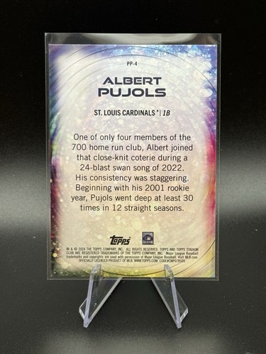 ALBERT PUJOLS 2024 Stadium Club Power Packed #PP-4 Cardinals - Picture 2 of 2