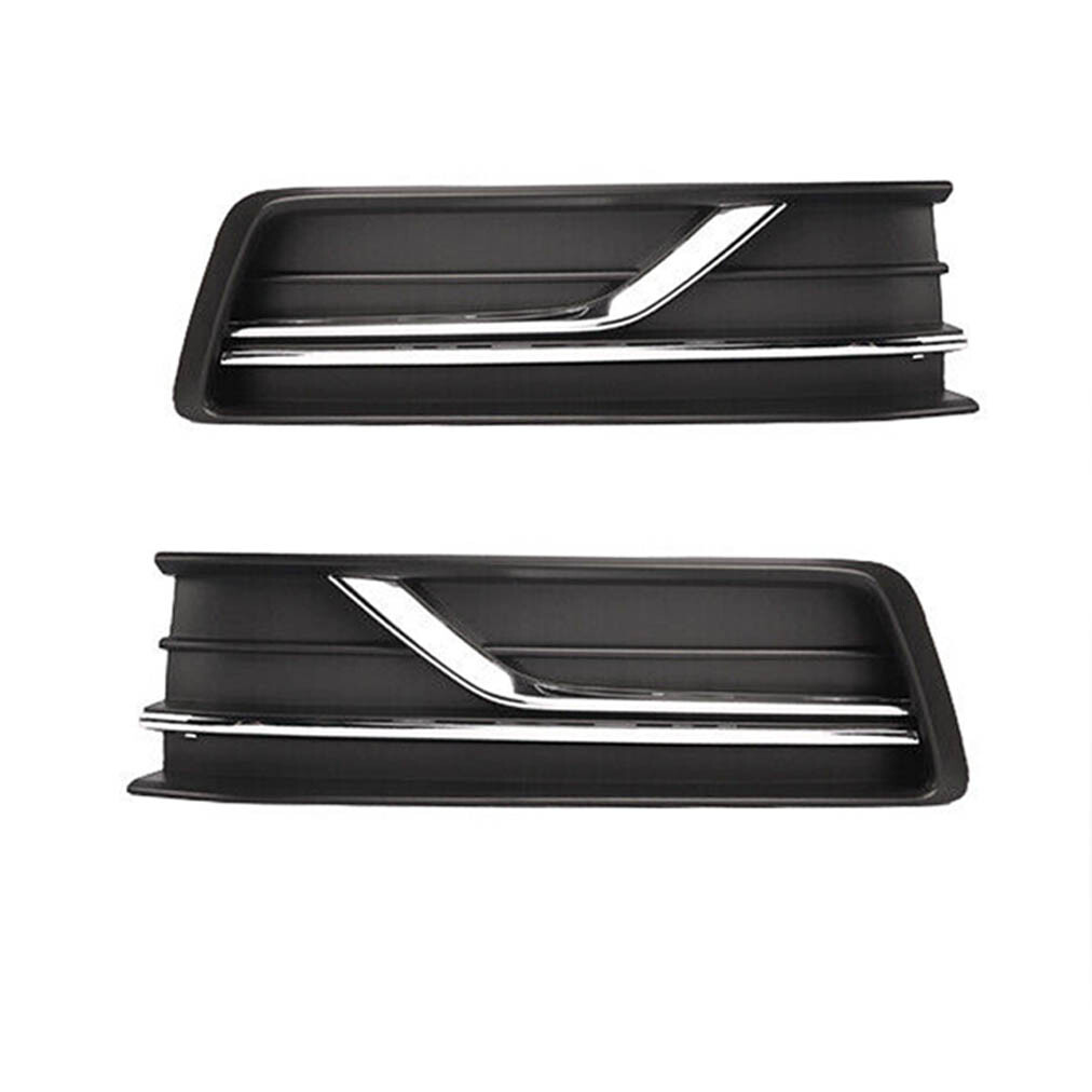 Front Bumper Fog Light Grille Cover For Volkswagen VW Passat 2016-2019 Pair