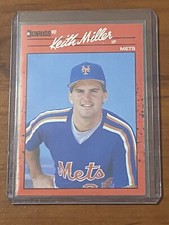 1990 Donruss Baseball #507 Keith Miller New York Mets