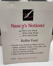 Roller Presser Foot Low Shank Unbranded Sewing Fabric Feed Machine Quilting NEW