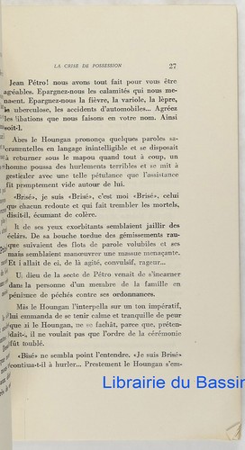 La crise de possession Essais de psychiatrie comparée Dr. Louis Mars 1955 - Picture 2 of 4