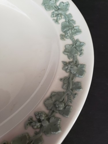Wedgwood Etruria & Barlaston Embossed Queens Ware Serving Platter 14.5" x 11.75" - Picture 8 of 10