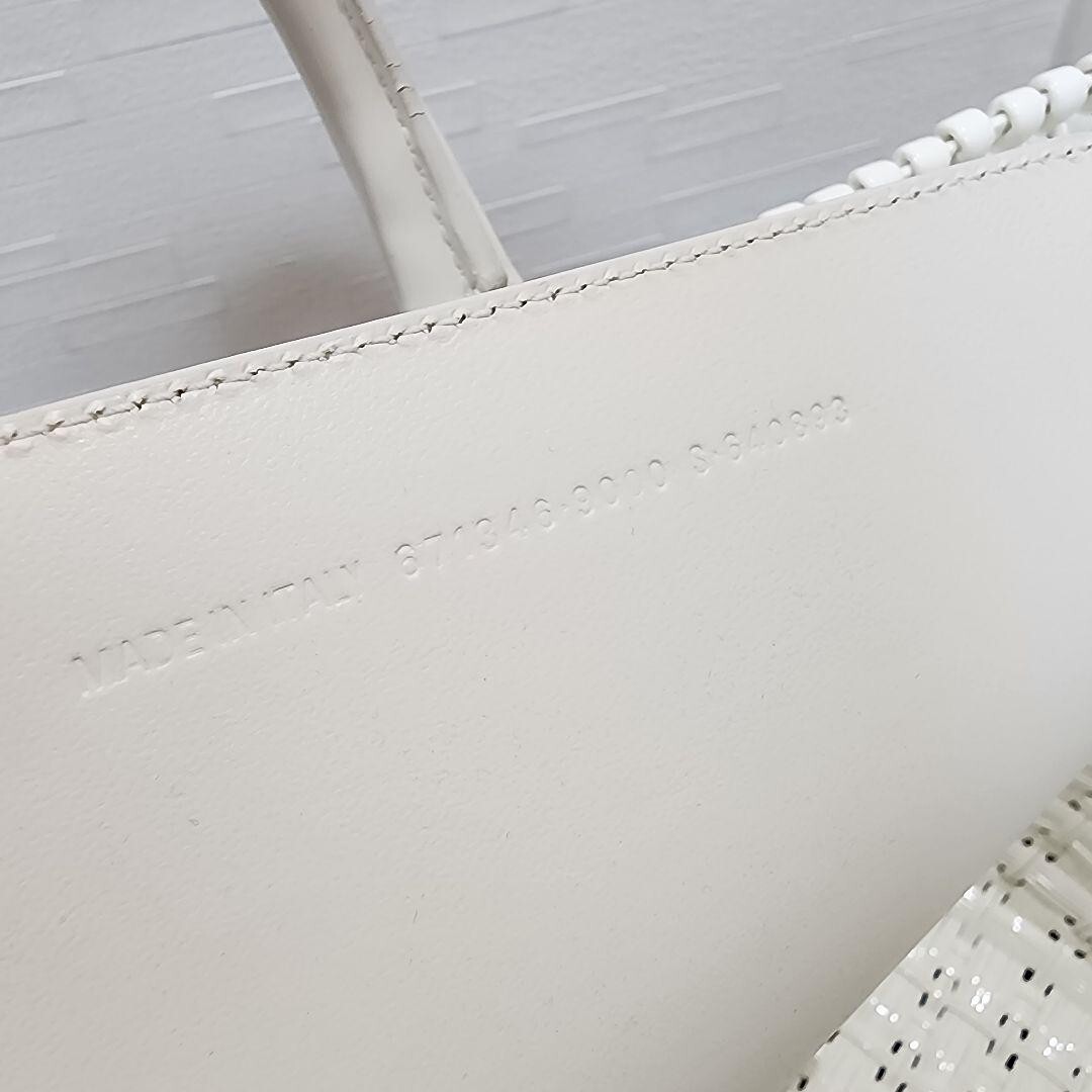 Balenciaga Basket Bag Tote Bag Bistro 2021 Model White Authentic Made in Italy thumbnail 6