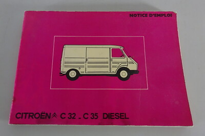 Notice D'Emploi/Manuel Citroen C 32/C 35 de 07/1976