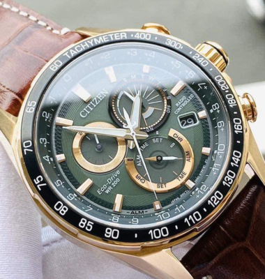 Citizen Eco-Drive Green Men's Watch - CB591900X for sale