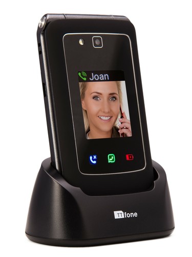 TTfone Titan TT950 3G Easy Senior Android Flip Mobile Phone Whatsapp PAYG - Afbeelding 7 van 12