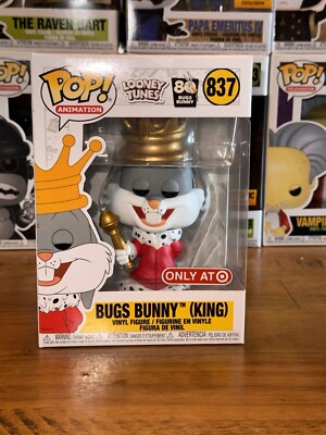 Funko Pop! Vinyl: Looney Tunes - Bugs Bunny (King) (Metallic) - Target...