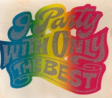 Original Vintage I Only Party With The Best Glitter Iron On Transfer