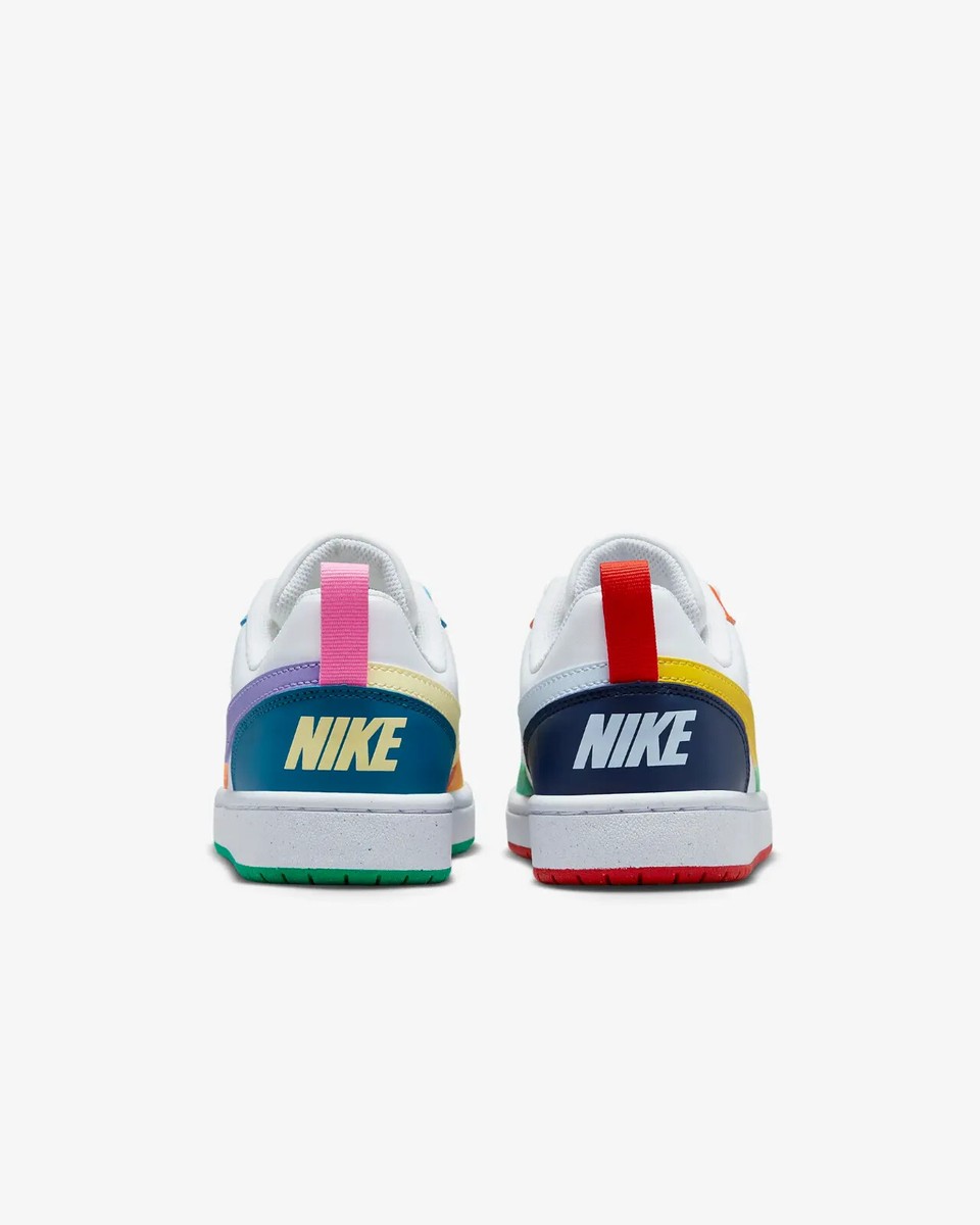 NEW Nike Court Borough Low Recraft 'Multi-Color' | GS Sizes