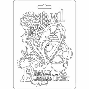 NEW Stamperia Soft Mould Heart