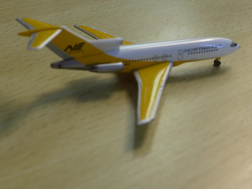 HERPA WINGS 1:500 BOEING 727-100 NORTHEAST AIRLINES USA SILVER LIMITED EDITION - Immagine 2 di 2