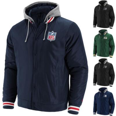 Fanatics NFL NHL Sateen Jacket Herren Jacke Collegejacke Übergangsjacke 