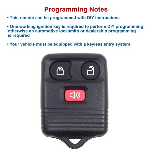 1x New Remote Key Fob Replacement For Ford Lincoln Mazda Mercury 2L3T-15K601-AB - Picture 5 of 7