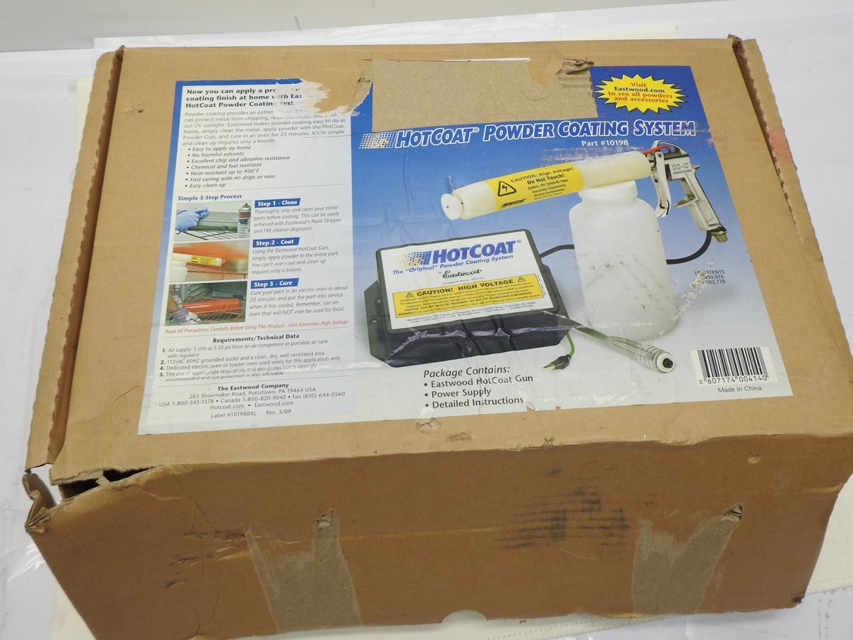 Eastwood Hotcoat Powder Coating System 10198 - NEW | eBay