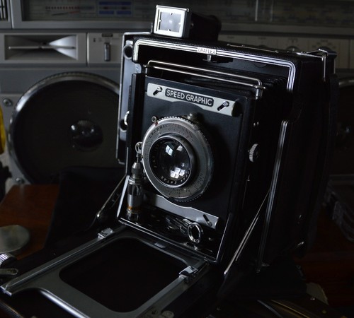1941 Graflex Speed Graphic Anniversary Edition Press Camera w/ Kodak Ektar Lens