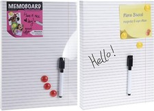 Kid's Memo Drawing Board Mini 5Pcs Magnetic Dry Erase Small And Lightweight Kids