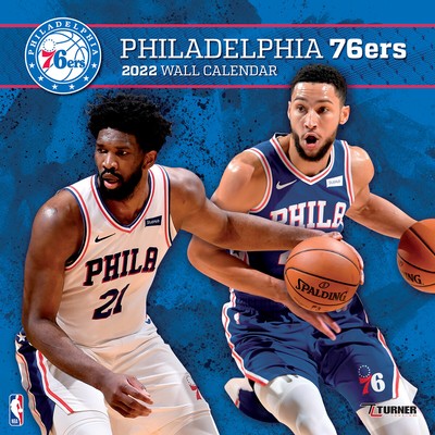 Calendrier Mural 2023 Nba Nba Calendrier 2022 Philadelphia 76Ers Sixers Mural 30X30Cm Mur | Ebay