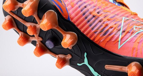 PUMA Men Future 8 Ultimate Creat MG Cleats Orange Soccer Football Spike 10843001 - Picture 8 of 10