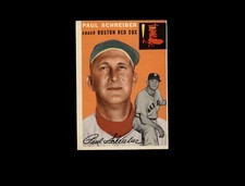 1954 Topps 217 Paul Schreiber CO RC VG-EX #D975799