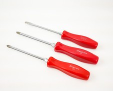 Set of 3 Vintage Snap On Screwdrivers SDD6 - Excellent Condition