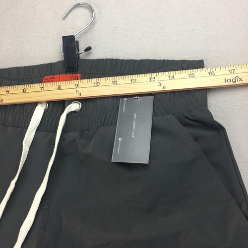 Onthec Workout Cargo Shorts Men's Size Large Draw String Dark Grey Gorpcore - Picture 13 of 14