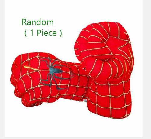 Hulk Spider-Man Plush Hands Boxing Fist Glove Cosplay Props Kids Toys Gift UK AA - Picture 6 of 9