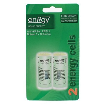 Short Green Enrrgy Energy Cts Gas Refill Cells For Braun Hair