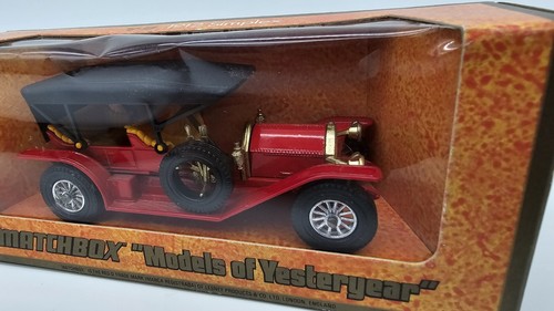 Lot Of 3 MATCHBOX MODELS OF YESTERYEAR 1912 ROLLS ROYCE SIMPLEX J'DUESENBERG BOX - Picture 11 of 12