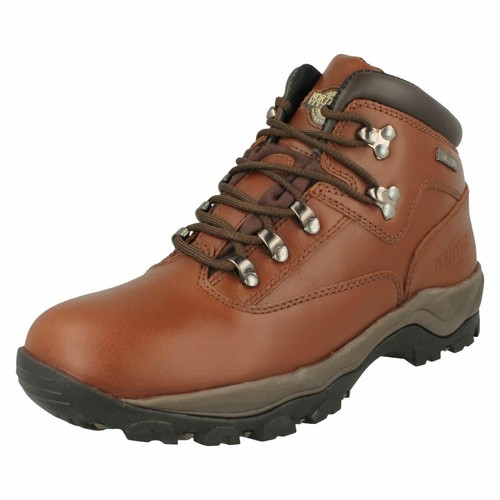 Mens Northwest Territory 'Inuvik' Leather Lace Up Boots - Picture 2 of 21