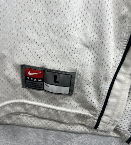 Vintage USA Nike Davidson Wildcats #11 weiß Team Issued Fußball Trikot Größe L - Bild 4 von 9