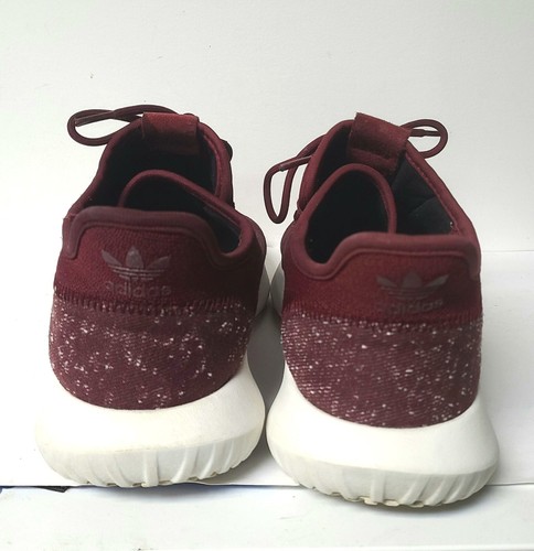 Adidas Sombra Tubular Para Hombres 9.5 BY3571 Colegial Borgoña Zapatos Atléticos Entrenador - Imagen 3 de 5