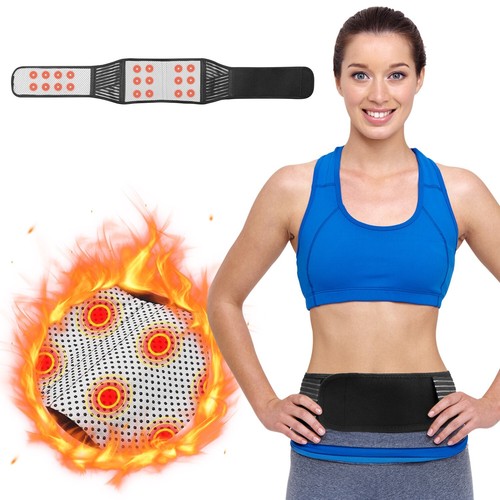 Lumbar Support Lower Waist Back Belt Brace Pain Relief Adjustable Men Women USA - 第 1/13 張圖片