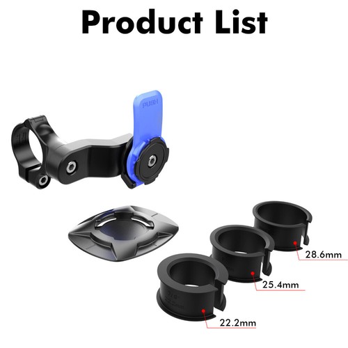 For Quad-Lock Out Front Bike Twist Mountain Cradle Cycling Phone Rack Device Set - Bild 4 von 14
