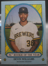2021 Topps Heritage - Award Winner - NL Rookie of the Year - Devin Williams #AW8