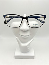 Tura by Lara Spencer LS107 Designer Eyeglasses Frames Black 52-16-135 Glasses