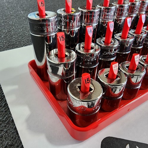 Snap-on Tools EE. UU. NUEVO 42 piezas 1/4" Unidad 6pt Juego de Zócalos Maestros Métricos - Imagen 2 de 19